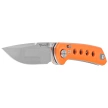 Reate PL-XT Orange G10, Stonewashed Nitro-V Knife