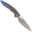 Rike Knife RK 1902 R/CF Titanium/Red Carbon Fiber, Bead Blasted M390