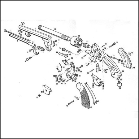 Rewolwer Pietta Le Mat Cavalry Steel .44 (LMC44)