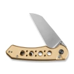 Civivi Pragma Prime Knife Champagne Aluminum, Satin 14C28N (C24067-3)