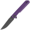 Bestechman Mini Dundee DD Knife Purple G10, Black PVD D2 by Ostap Hel (BMK08D)