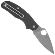 Spyderco Metropolitan Lightweight Knife Black FRN, Satin M398 by Sal Glesser (C213PBK)