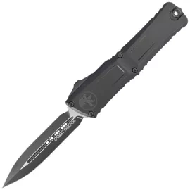 Nóż automatyczny OTF Microtech Combat Troodon Gen III D/E Black Aluminium, Tactical M390MK by Tony Marfione (1142-1T)