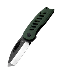 Bestech Explorer Knife Green G10, Satin/Black D2 (BG37B)