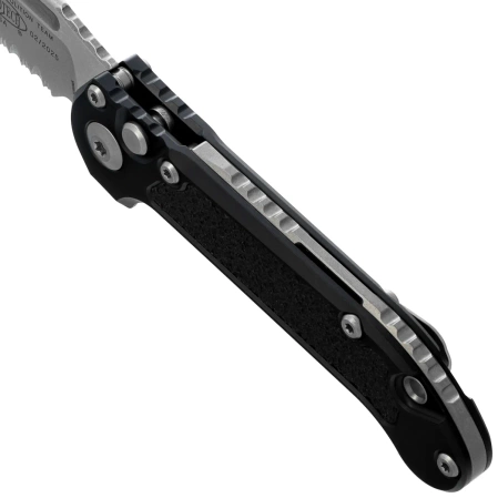 Nóż automatyczny Microtech LUDT Gen III T/E Black Aluminium, Stonewashed P/S M390MK by Tony Marfione (1136-11)