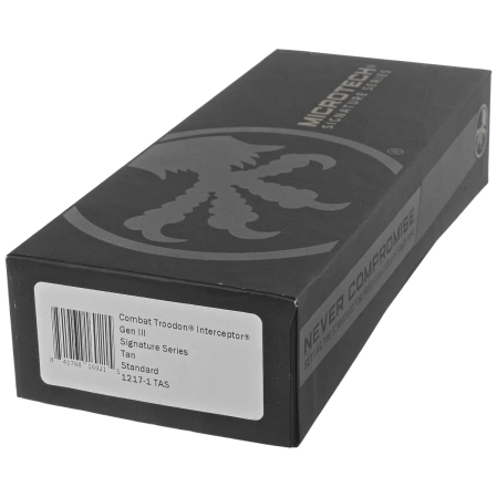 Nóż automatyczny OTF Microtech Combat Troodon Gen III Interceptor Signature Tan Aluminium, Black M390MK by Tony Marfione (1217-1TAS)