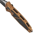 Microtech Socom Elite Auto S/E Automatic Knife Tan Aluminum, Black M390 by Tony Marfione (160A-1TA)
