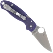 Spyderco Para 3 Cobalt Blue G10, Satin CPM SPY27 by Sal, Eric Glesser (C223GPCBL)