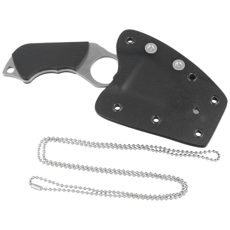 Spyderco Swick 6 Small Black G10 Knife, Satin LC200N by Sal Glesser (FB14S6)