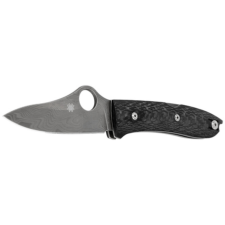 Spyderco SpyOpera Sprint Run Carbon Fiber, Damasteel Thor by Massimo Salice Sanna (C255CFPD)