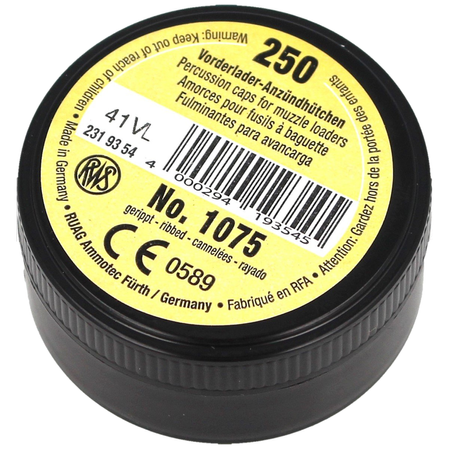 Pietta 1858 Remington New Model Army Steel .44revolver set: Round Balls, Safety Glasses, Percussion Caps, Capper