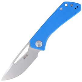 Nóż składany Kubey Thalia Blue G10, Beadblasted D2 (KU331B)