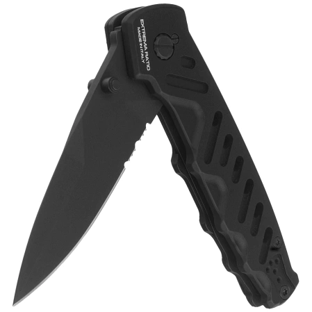 Extrema Ratio Caimano Nero N.A. Black Aluminium, Black MIL-C N690 knife (04.1000.0166/BLK)