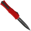Nóż automatyczny OTF Microtech Hera II Mini D/E Red Aluminium, Black M390MK by Tony Marfione (1702M-1RD)
