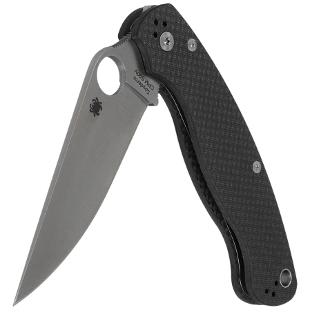 Spyderco Military 2 Sprint Run Carbon Fiber, Satin CPM S90V by Sal, Eric Glesser Knife (C36CFP2)