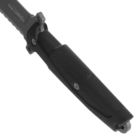 K25 RK-32380 UH-60 Knife Black Rubber, Titanium 7Cr17Mov