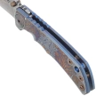 Spartan Blades Harsey Folder Special Edition Angel Knife Blue Titanium, Bronze HW, Satin MagnaCut by William W. Harsey Jr. (SF5ANGL)