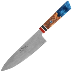 Nóż kuchenny Tokisu Gyuto Stabilized Wood/Epoxy, Damascus (17455)
