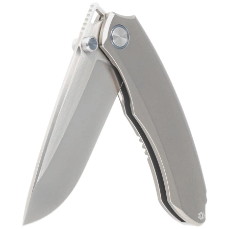 Nóż składany Remette Wild Species Gray Titanium, Hand Grinding M390 (WD108-G)