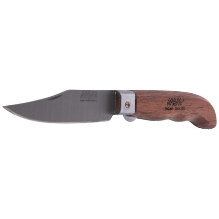 MAM Sportive Pocket Knife with Blade Lock, Medium Dark Beech Wood (2046-MW)