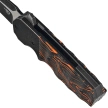 Nóż składany Bestech Freefall Black Titanium/Black-Orange G10, Black Stonewashed/Satin CPM S35VN by Jason Clark (BT2007B)