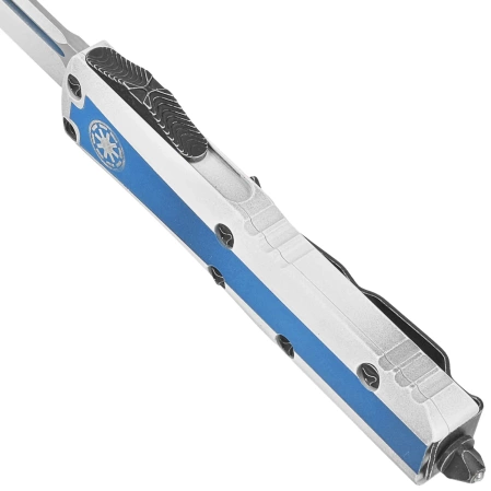 Nóż automatyczny OTF Microtech UTX-85 S/E Clone Trooper Signature Blue/White Aluminium, White M390 (231-1CO)