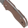 Spyderco Lil' Native Back Lock Sprint Run Knife Brown G-10, Stonewashed CPM 15V by Eric Glesser (C230MBGPBN15V)