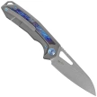 Nóż składany Kubey KB Knives Vagrant Gray Titanium/Timascus, Beadblasted CPM S35VN by Maksim Tkachuk (KB284H)