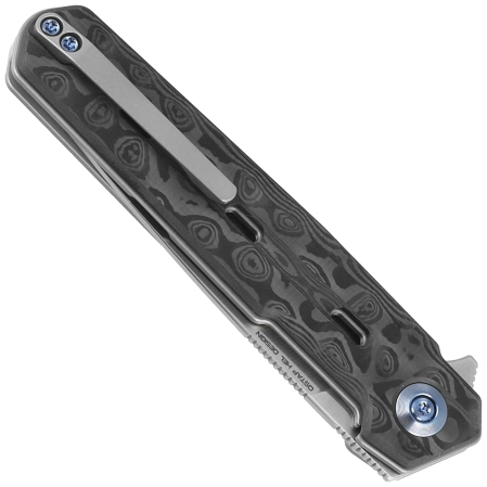 Nóż składany WE Knife Navo Rose Carbon Fiber, Satin CPM 20CV by Ostap Hel (WE22026-2)