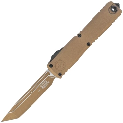 Nóż automatyczny OTF Microtech Ultratech Gen III ZBP T/E Cerakote Burnt Bronze Aluminium, Cerakote Burnt Bronze M390MK by Tony Marfione (1123-1UB-C19Z4)