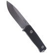 LionSteel Bushcraft Knife Black G10, Stone Washed Sleipner by Molletta (B41 GBK)