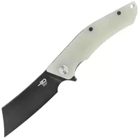 Bestech Knife Cubis Jade G10, Black Stonewashed D2 (BG42E)