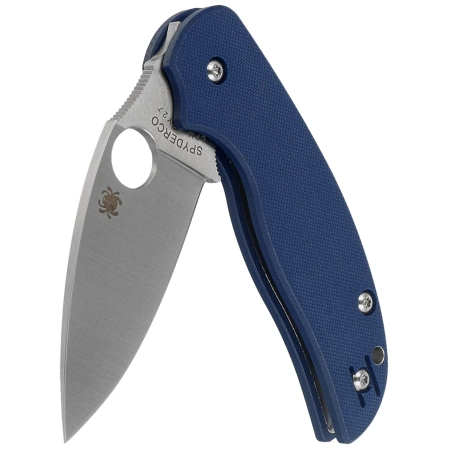 Nóż składany Spyderco Sage 5 Cobalt Blue G10, Satin CPM SPY27 by Sal Glesser (C123GPCBL)