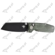 Bestech Slasher Knife Green Micarta, Black Stonewashed D2 (BG43B-2)