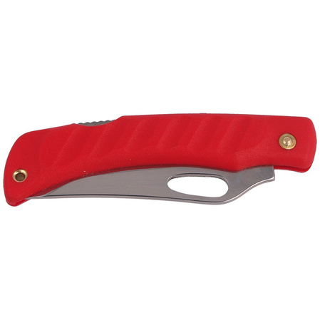 Mikov Crocodile Red ABS Folding Knife, Mirror Finish (243-NH-1/B RED)