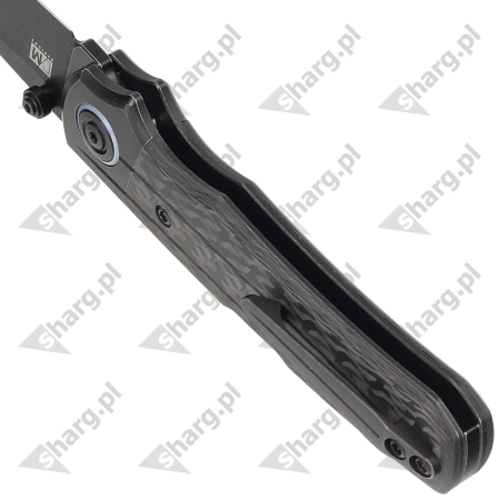 Bestech Tonic Black Titanium/Carbon Fiber, Black Stonewashed M390 by Colin Maisonpierre Knife (BT2204E)