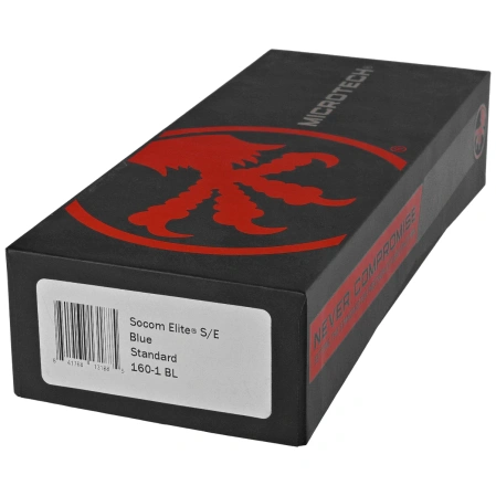 Nóż składany Microtech Socom Elite S/E-M Blue Aluminum, Black M390MK by Tony Marfione (160-1BL)