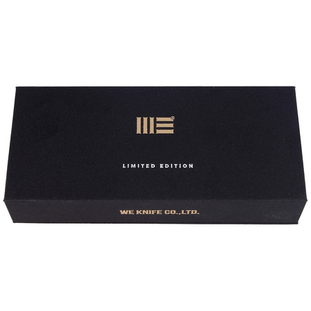 Nóż składany WE Knife Seer LE No 381/610 Blue Titanium, Rubber Silver (WE20015-2)