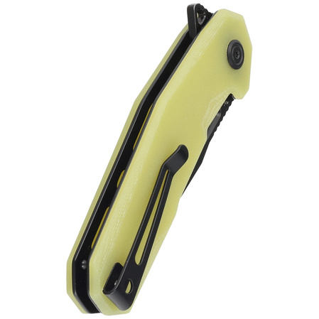 Nóż składany Kubey Carve KB237J Translucent Yellow G10, Blackwashed AUS-10