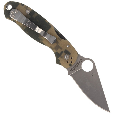 Spyderco Para 3 G-10 Digital Camo Plain (C223GPCMO)