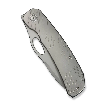 WeKnife Inmate Gray Titanium, Stonewashed CPM 20CV by Jerad Neeve (WE23096B-1)