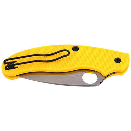 Spyderco UK Penknife Salt FRN Yellow LC200N Plain (C94PYL)