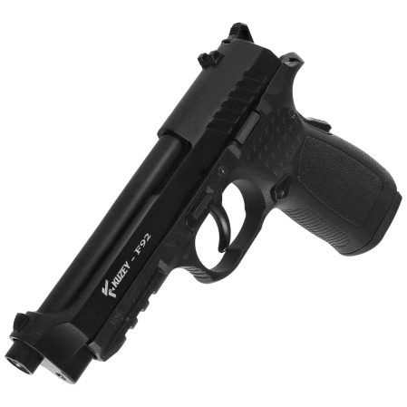 Kuzey F92 9mm P.A.K. Blank Pistol, Black