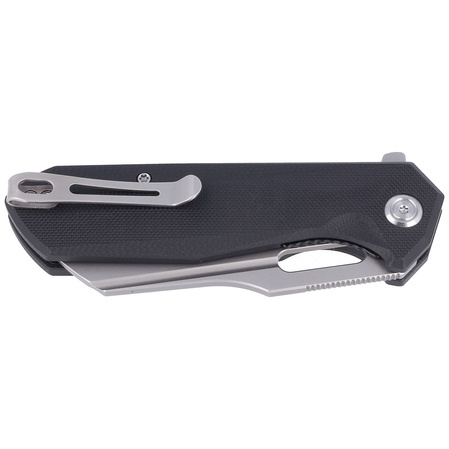 Kubey Atlas Knife Black G10, Beadblasted 14C28N by Jelly Jerry (KU328A)