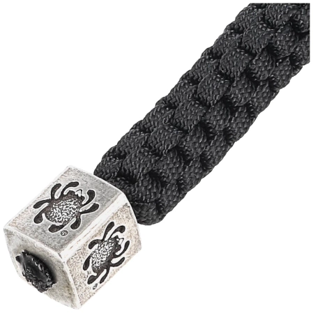 Spyderco Square Bead with Lanyard Pewter (BEAD1LY)