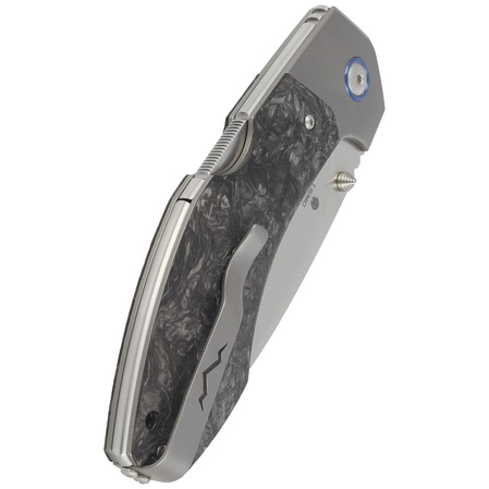 Nóż składany MKM Hero Marbled Carbon Fiber, Satin M390 by Tommaso Rumici (MK HR-CFT)