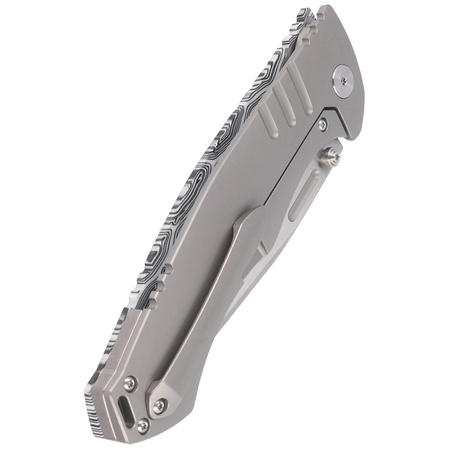 Bestech Keen II Black White G10/Titanium, Stonewashed/Satin CPM S35VN by Koens Craft Knife (BT2301C)