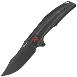 Nóż składany Reate Jack Jr. Black Aluminium, Black DLC S30V (Jack Jr. BKAL DLC RDAL)