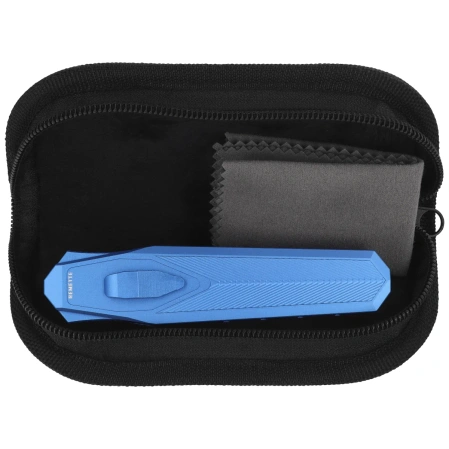 Remette RT-Swordfish CP Knife Blue Aluminum/Fat Carbon, Stonewashed 14C28N (ZL103C3)