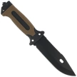 Martinez Albainox Knife ABS/Rubber Coyote/Black, Black 3Cr13Mov (32664)